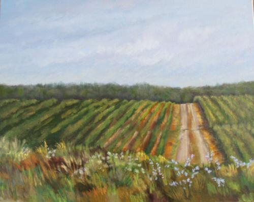 Corn field, Acrylic