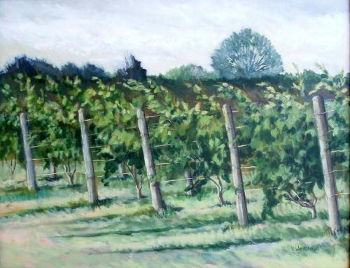 Fenn Valley vines, Acrylic