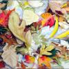 Fallen Leaves 3, Watercolor (SOLD)