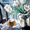 White Tulips 94, Oil (SOLD)