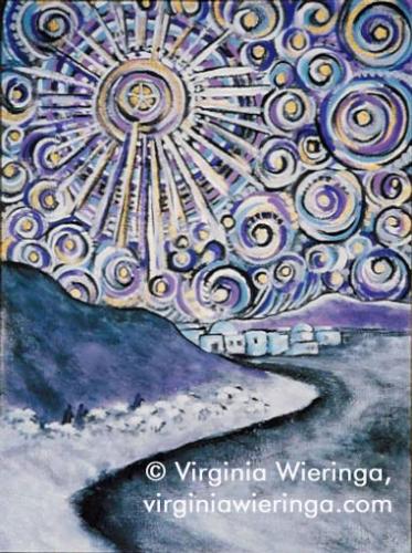 Advent Starry Night 1 (SOLD)