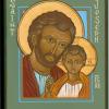 Jesus and St Joseph (SOLD)