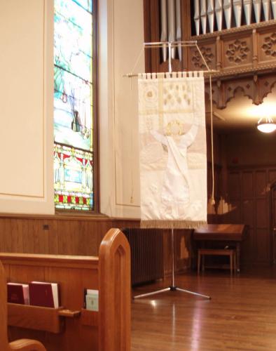 Anastasis Banner at Park Church